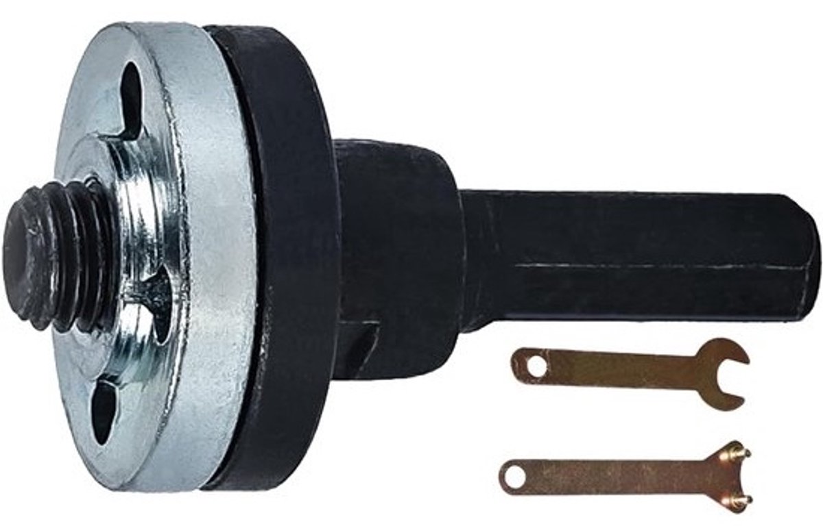 Haakse Slijper Set - Adapter Slijpschijf - Metaal Hout Steen - Verstelbaar Mechanisme - 5.3 x 3 x 3 cm