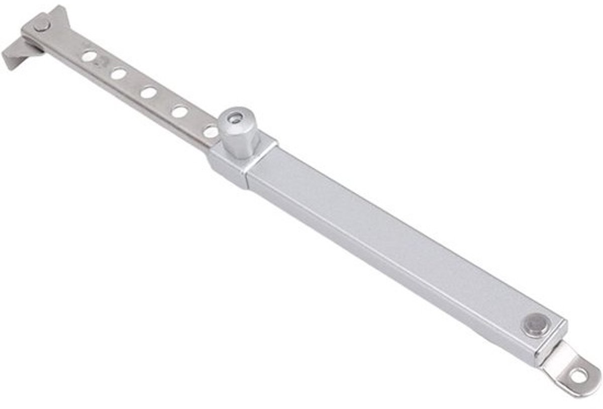 Raamscharnierbeugel - Raamuitzetter - Veilig Ramen Open - Aluminiumlegering - 1 Stuk - Zwart