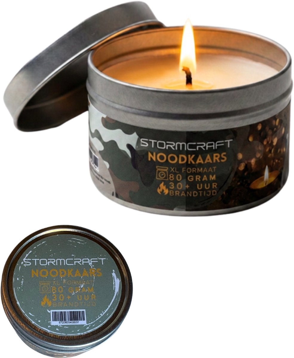 Portable Survival Candle - Theelights - 36 Uur Brandduur - Noodkaarsen - Thuis - Outdoor Camping - Noodset - Verzamelobjecten - Groen