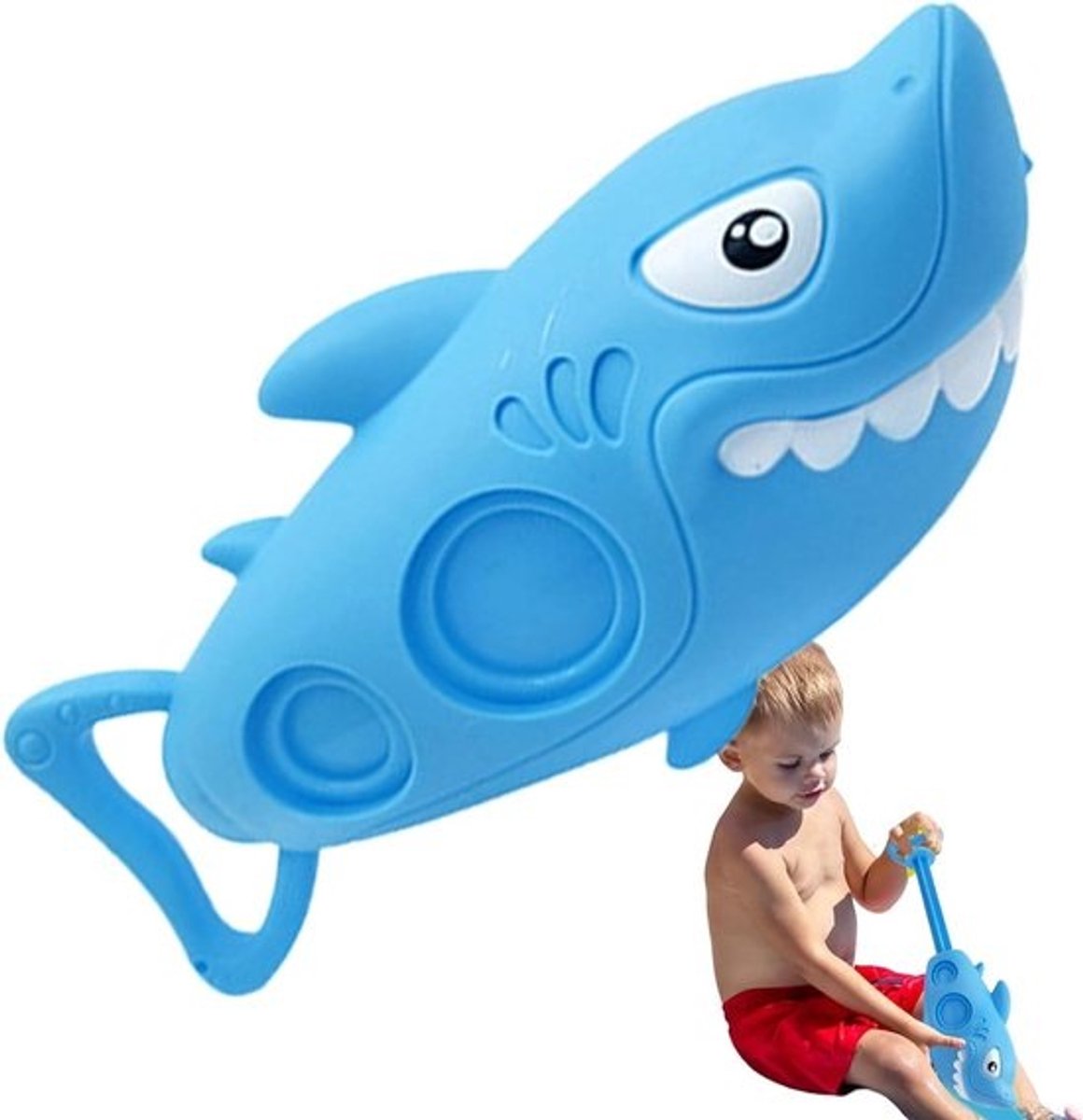 Waterspuiter Kinderen - Waterspeelgoed - Zomerplezier Buiten - Leuk Zeedier Ontwerp - 30 cm Lengte - Willekeurig