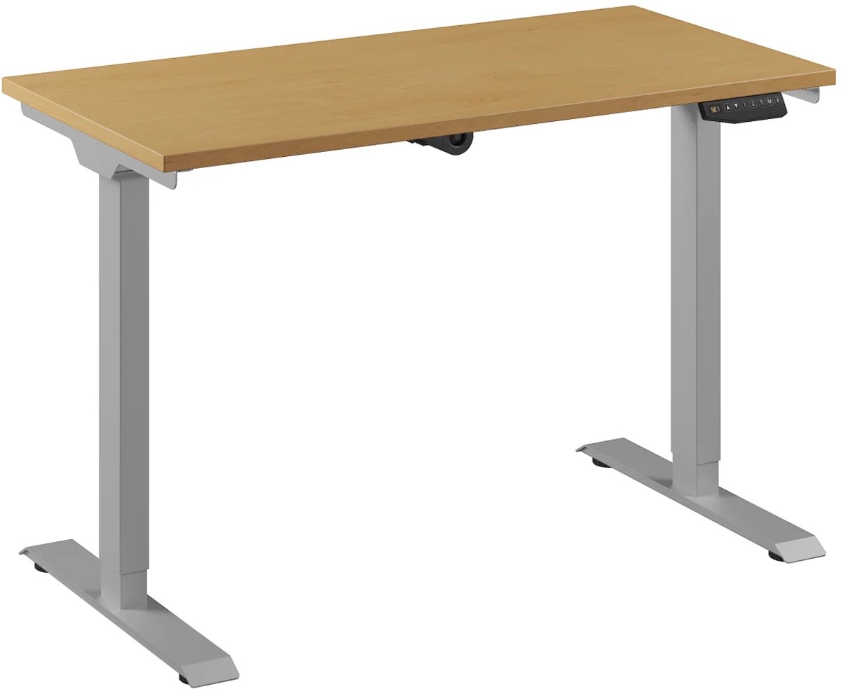 Bureau Adjust 1 Plus QA 120x60 Aluminium/Beuken