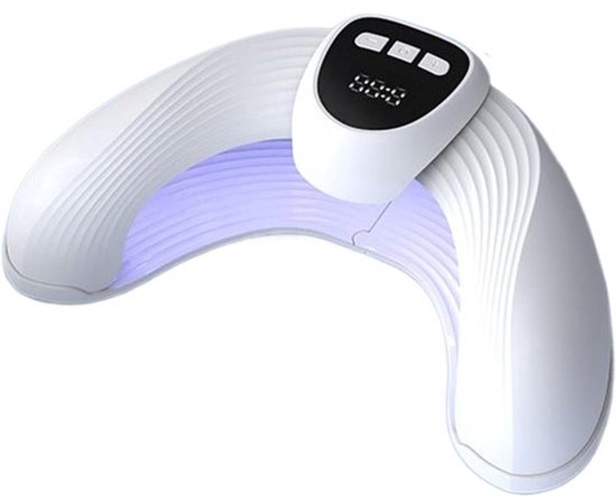 Nagellamp - Gelnagellamp Uitharder - Nagels Drogen - Opvouwbaar U-Vorm - 22 LEDS - Wit