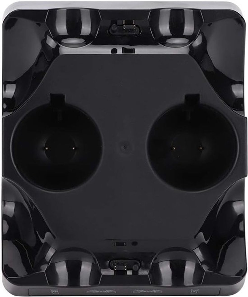 Controller Oplader - Dubbele Lader - Gaming Accessoires - Laadt Twee Controllers - 15.7 x 13.2 cm - Rood