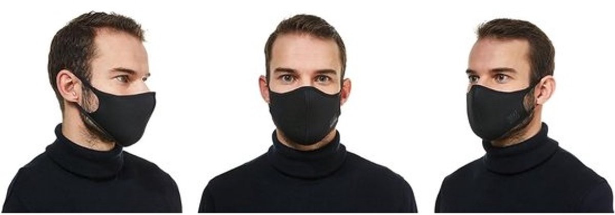 Mondmasker volwassenen - Mondkapje - Dagelijks gebruik - Comfortabele pasvorm - Zwart