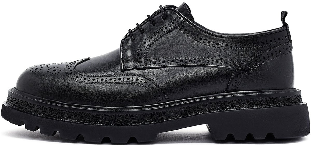 DERIMOD Brogue Derby Schoenen Leren Brogue Derby Schoenen