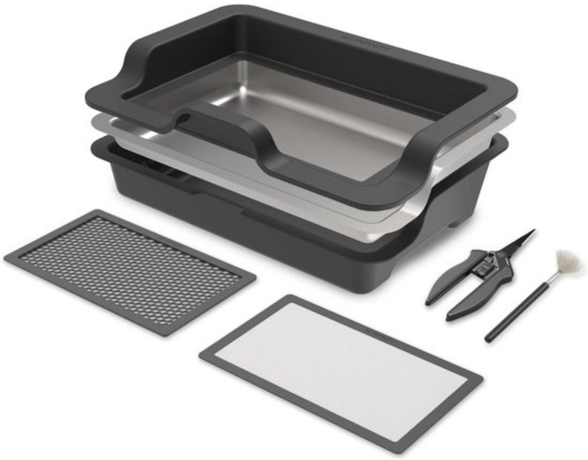 Groot Trim Tray Set voor Planten | Ergonomisch Design met Verwisselbare Schalen en Zeefen