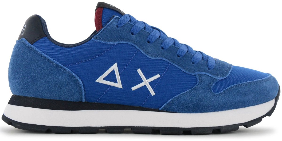 SUN68 Tom Solid - Heren Sneakers Schoenen Royal-Blauw Z46101-58 , Maat: EU 45