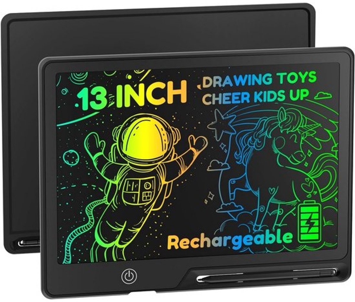 Oplaadbaar Tekenbord 13 Inch Multikleurig Digitale Tekentablet Kind
