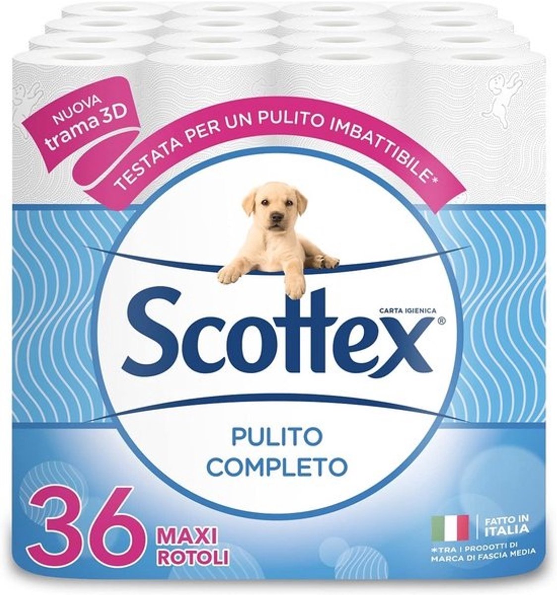 Zacht en duurzaam toiletpapier met katoenvezels - 36 Maxi rollen