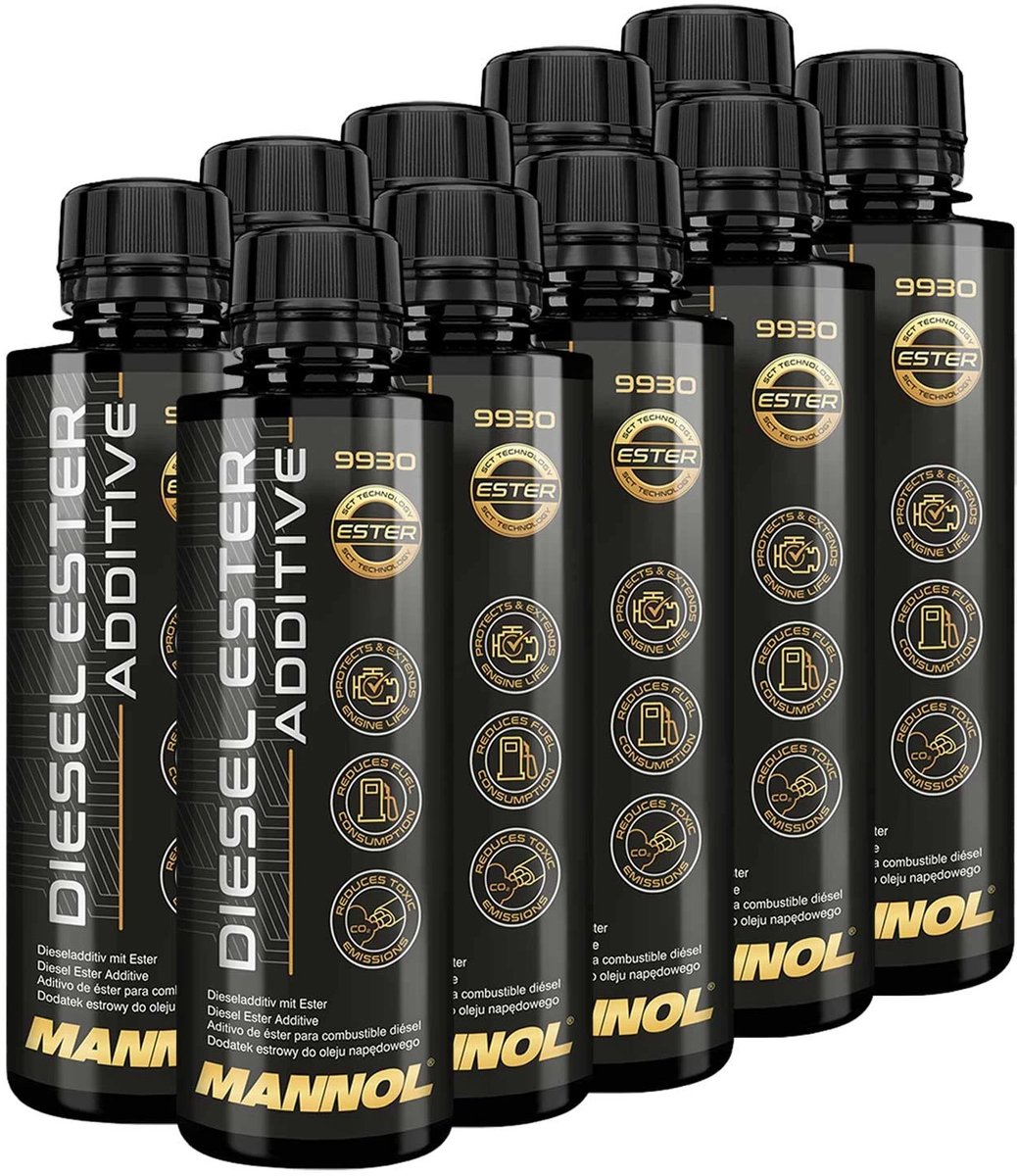 10 Stuks Diesel Ester Additive 250 ml Mannol 9930 - BPC Parts