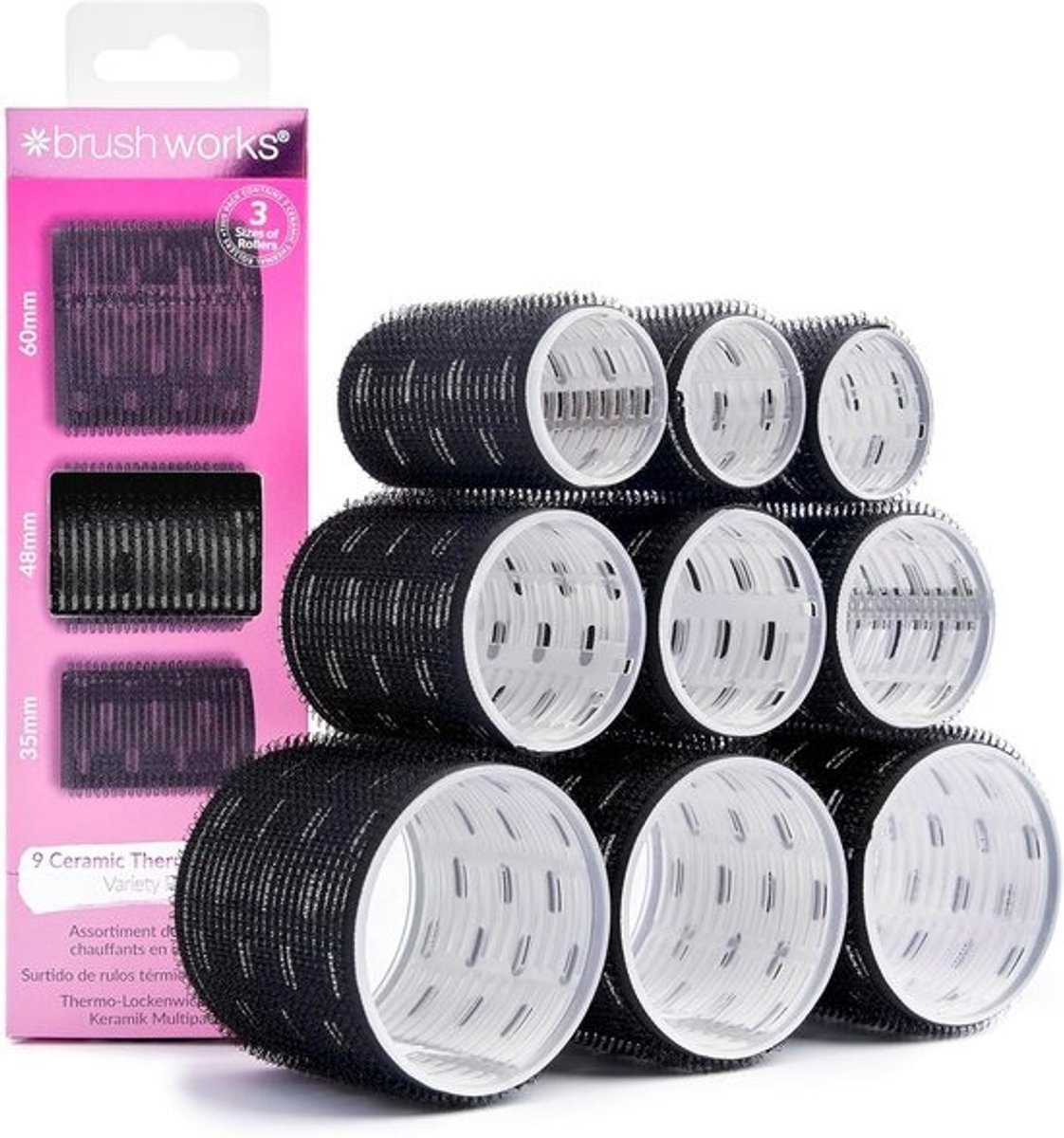 Keramische Velcro Rollers Set – Voor Salonvolume en Mooie Krullen