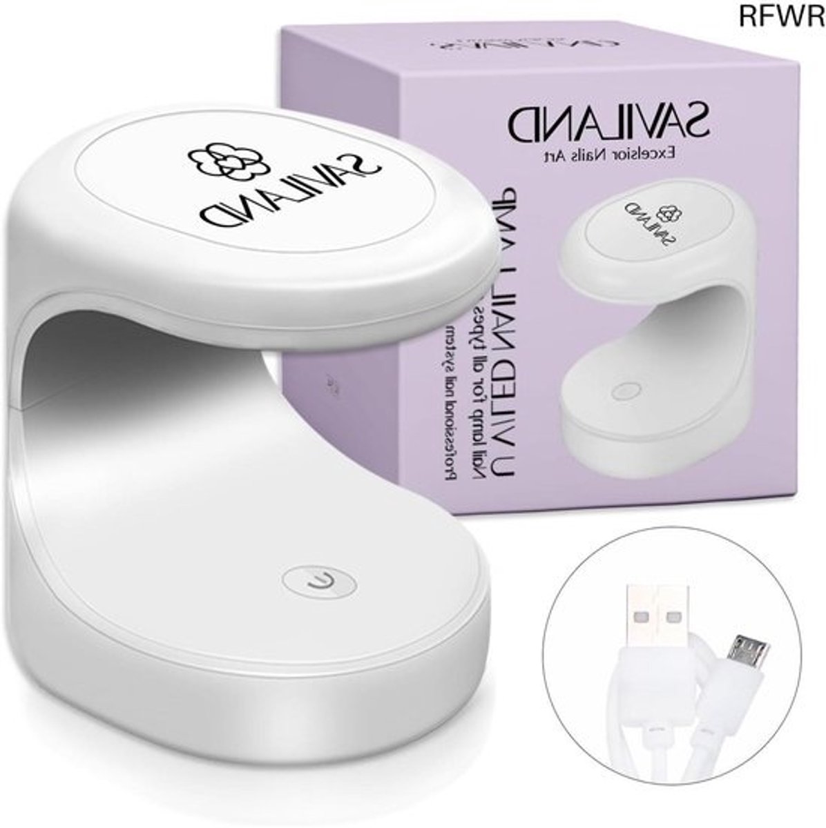 RFWR® Mini Nagellamp 16W UV/LED voor Gel Nagellak en Nail Art