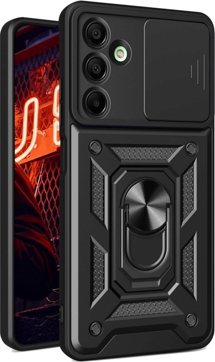 Casemania Backcover Armor Cameralens protect – voor Samsung A17 / Samsung A26 - Zwart