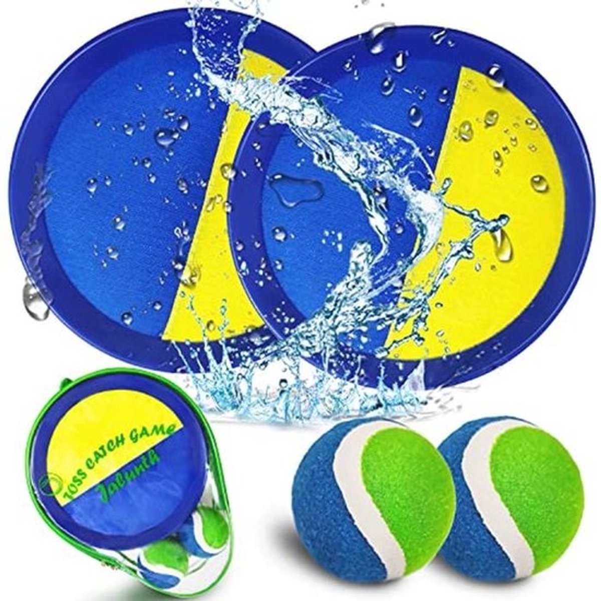 Fangracket Ballen Set voor Kinderen en Volwassenen - Buiten Spelletjes voor Strand en Tuin