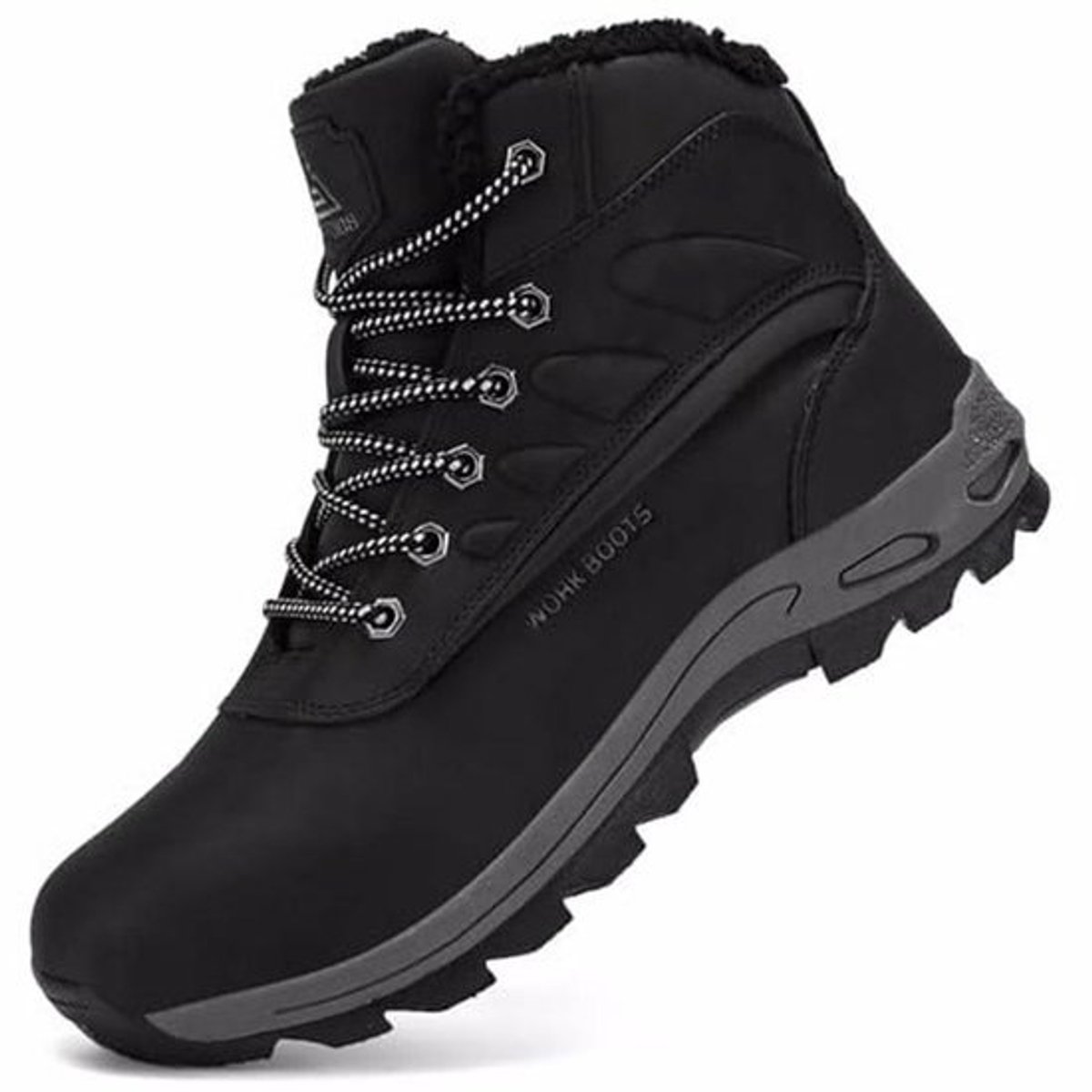 Warme Gevoerde Winterschoenen voor Heren - Waterdichte Snowboots en Wandelschoenen