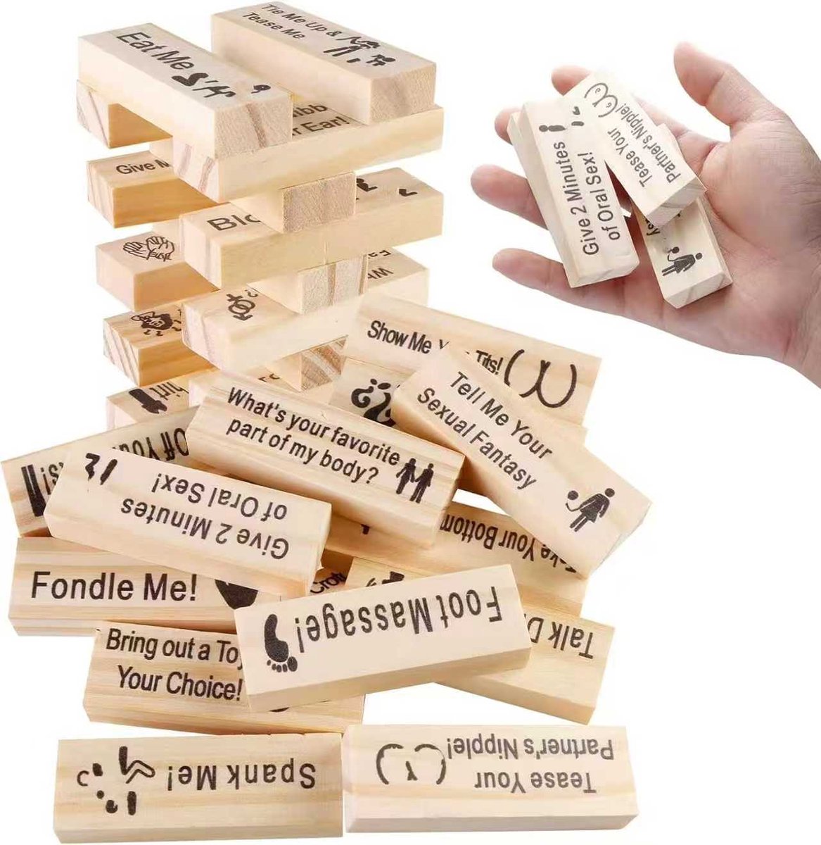 Jenga - XXL - Sex spel - Sex spelletjes - Nederlandse versie
