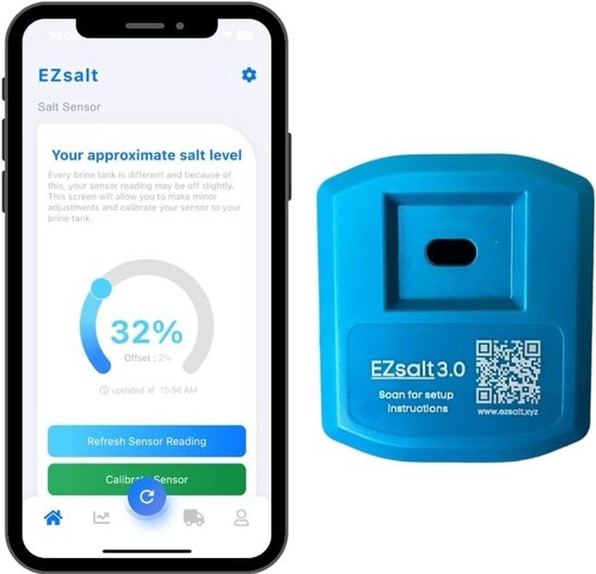 Slimme Waterontharder Zoutsensor met Wifi App en Realtime Waarschuwingen