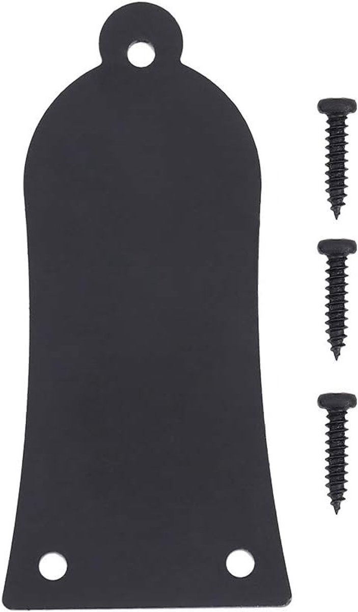 Metalen Truss Rod Cover voor Elektrische Gitaar - Geschikt voor Les Paul en Epiphone - Zwart, Bescherming en Stijl