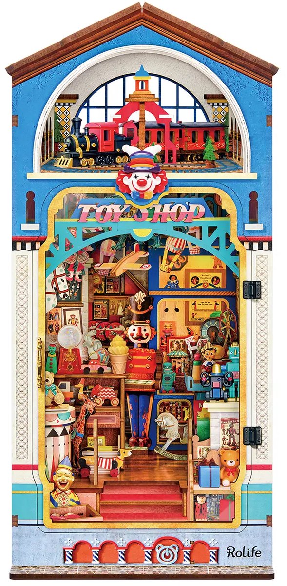 Rolife Book Nook Treasure Toy Shop - Rolife Book Nook & Wonderland Series - TGB23 - Miniatuur - Knutselen - Bouwpakket