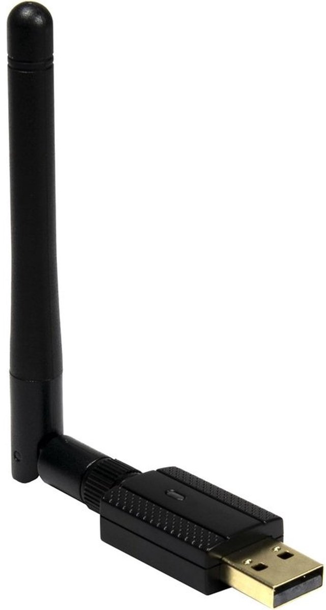 Draadloze Netwerkadapter - Wifi Bluetooth Dongle - Snelle Internetverbinding - Compact Ontwerp - 1.35cm Lang - Zwart