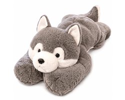 Verzwaringsknuffel Husky - Voor Volwassenen & Kinderen - Weighted Stuffed Animal - Verzwaringsknuffel 4 kg - Zware Knuffel - Gewichtsknuffel - Verzwaarde Knuffel - Husky Knuffel