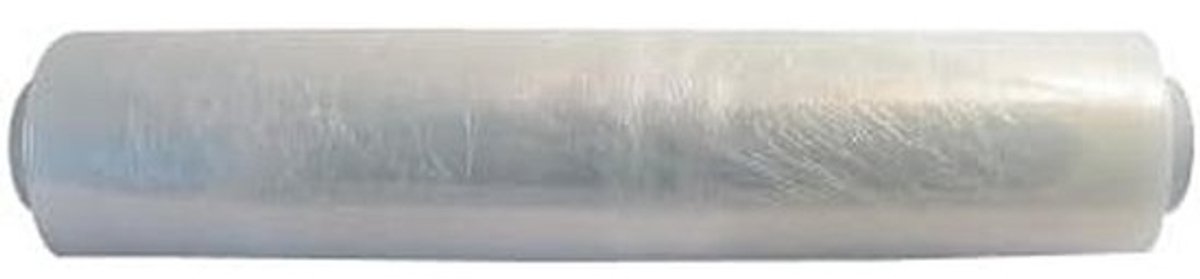 Stretchfolie - Verpakkingstape - Pakketten Verzekeren - Zeer Elastisch - 43cm x 600m - Transparant