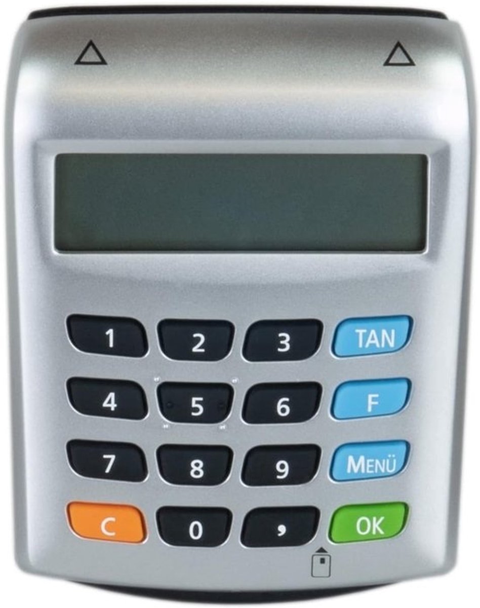 Smart TAN Generator - Bankkaart Lezer - Online Bankieren - Snelle Flikkercode Scanning - 8.7 x 6.6 cm - Zwart
