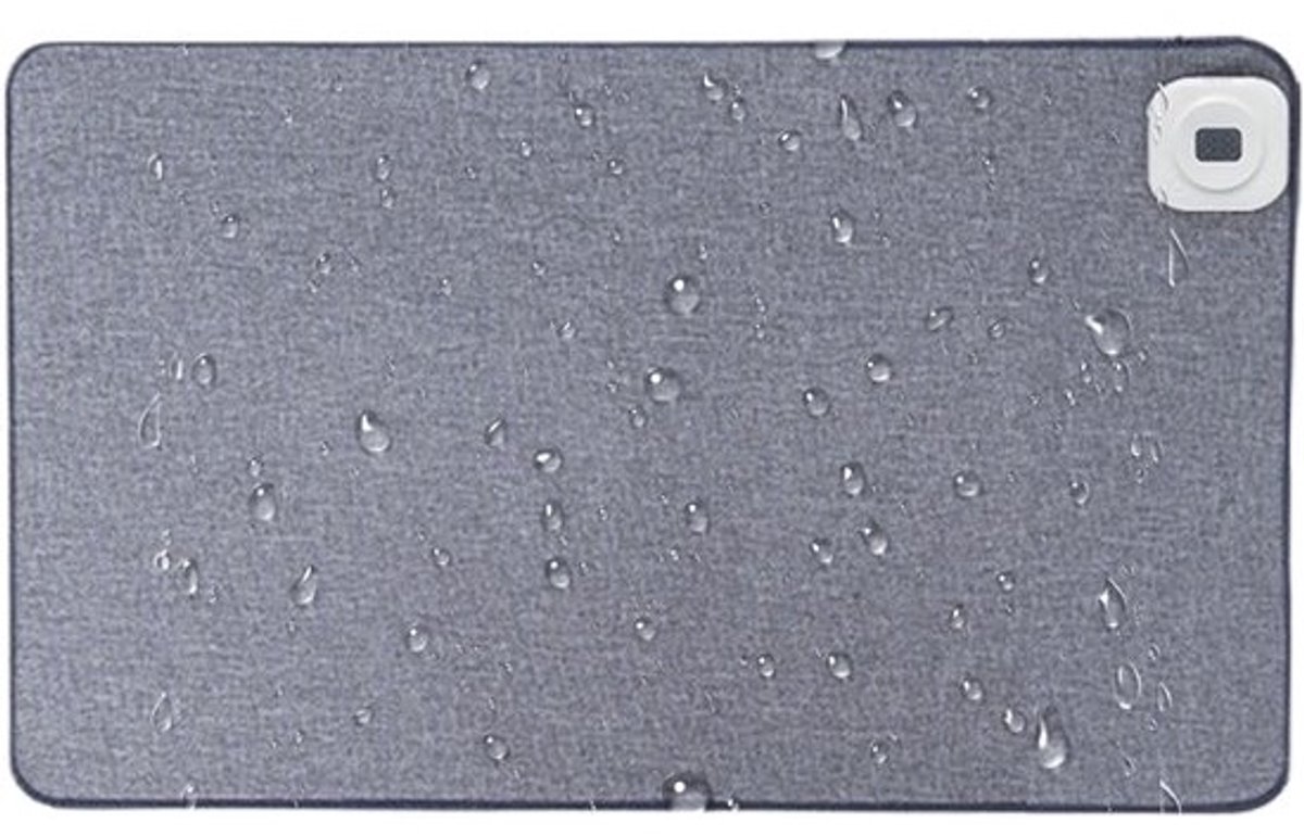 Verwarmde muismat - Desk pad - Warmte bieden - Automatische uitschakeling - 60 x 36 cm - Zwart