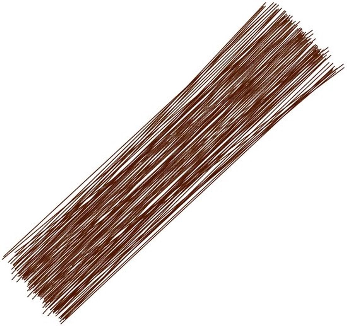 Bloemendraad 100 stuks - Bloemistdraad knutselen - Boeketten maken - Flexibel ijzerdraad - 36 cm lang - Bruin