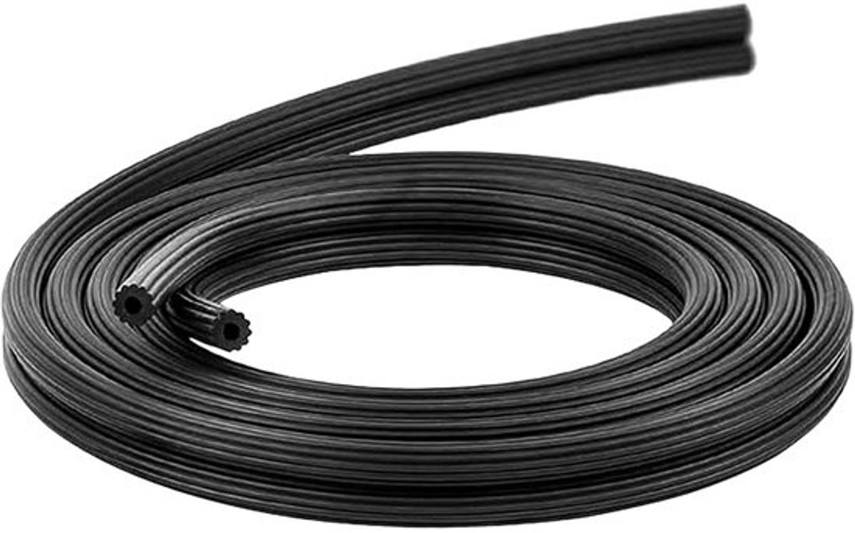 Rubberen band - Biesband afdichting - Horren repareren - Flexibel en duurzaam - 20 meter 45 mm - Zwart