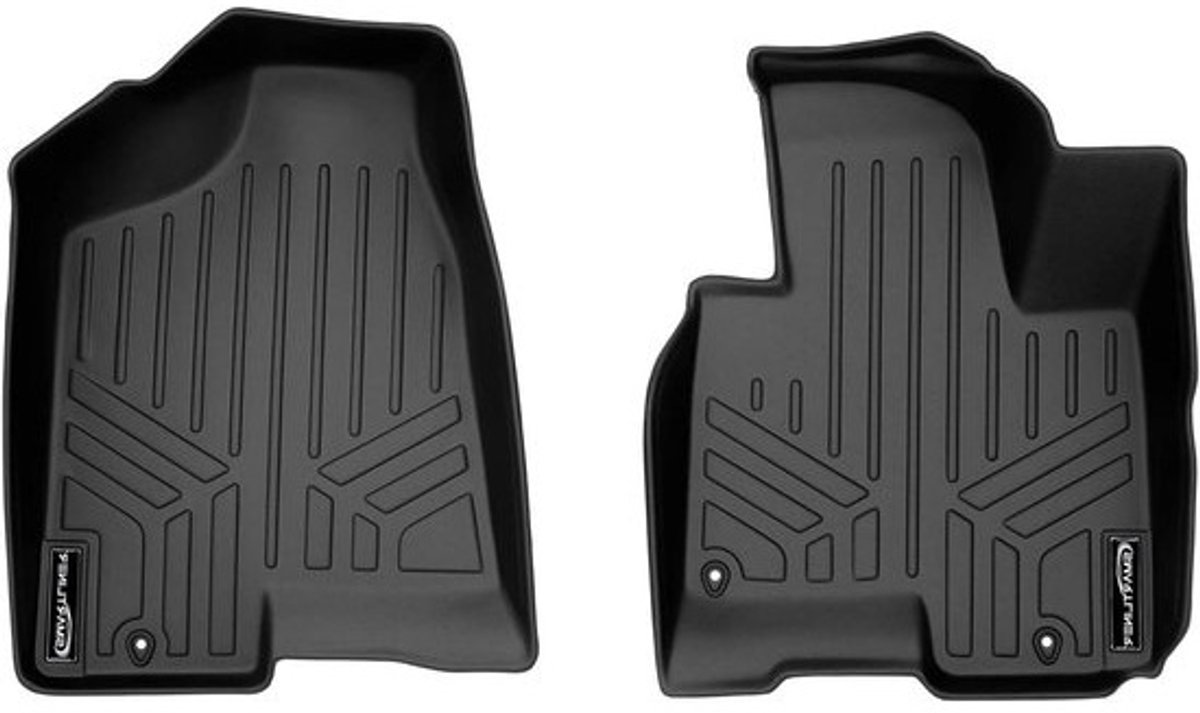 Vloermatten Auto - Automattenset - Interieur Beschermen - Verhoogde Rand - 91 x 71 cm - Zwart