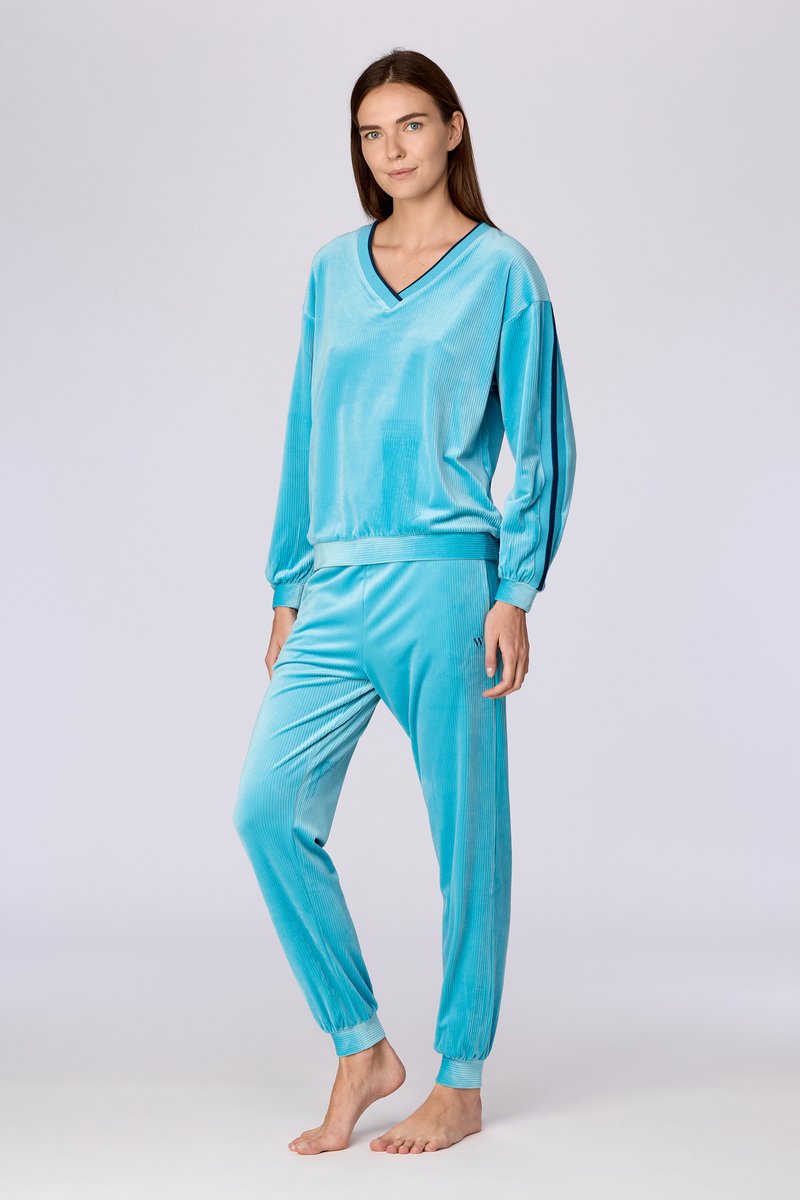 Woody Dames huispak blauw - maat XL