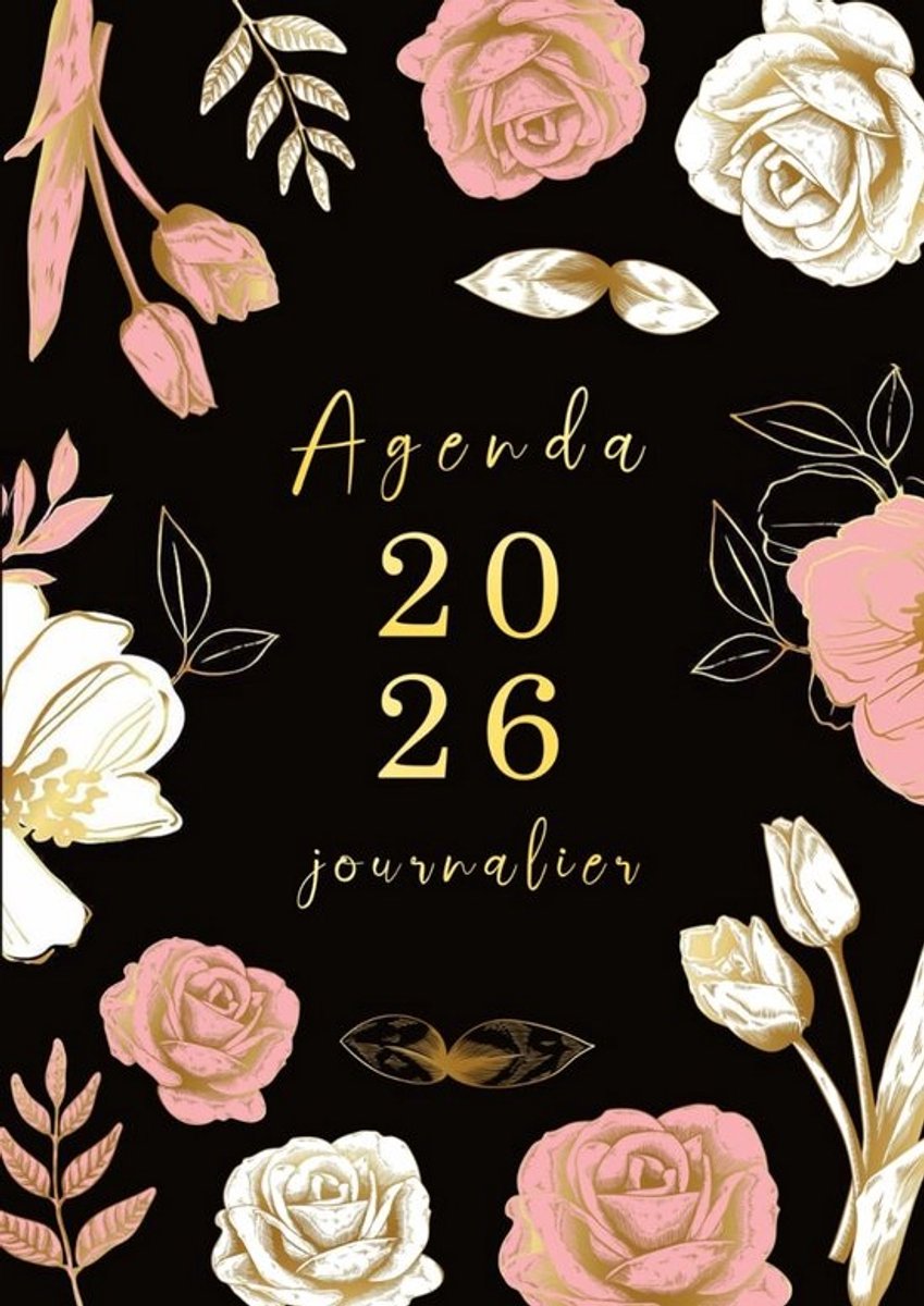 Dagplanner 2026 A4 Journalier - 1 Pagina Per Dag met Tijdindeling
