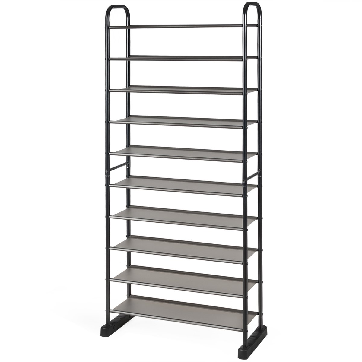SureDeal® - Schoenenrek - 10 Niveaus - Schoenenkast - 30 Schoenen - 66x29x152 cm - Gangkast - Opbergsysteem