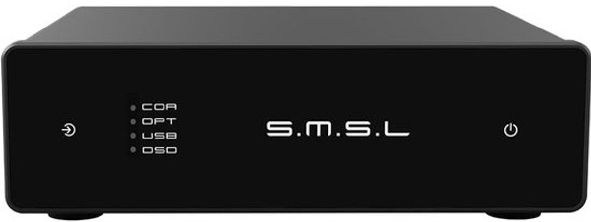 Hi-Res Audio Desktop DAC met ROHM-Chip, 768kHz/32bit, DSD512, MQA, Touch Control, USB/Optisch/Coaxiaal, voor PC/TV/DVD