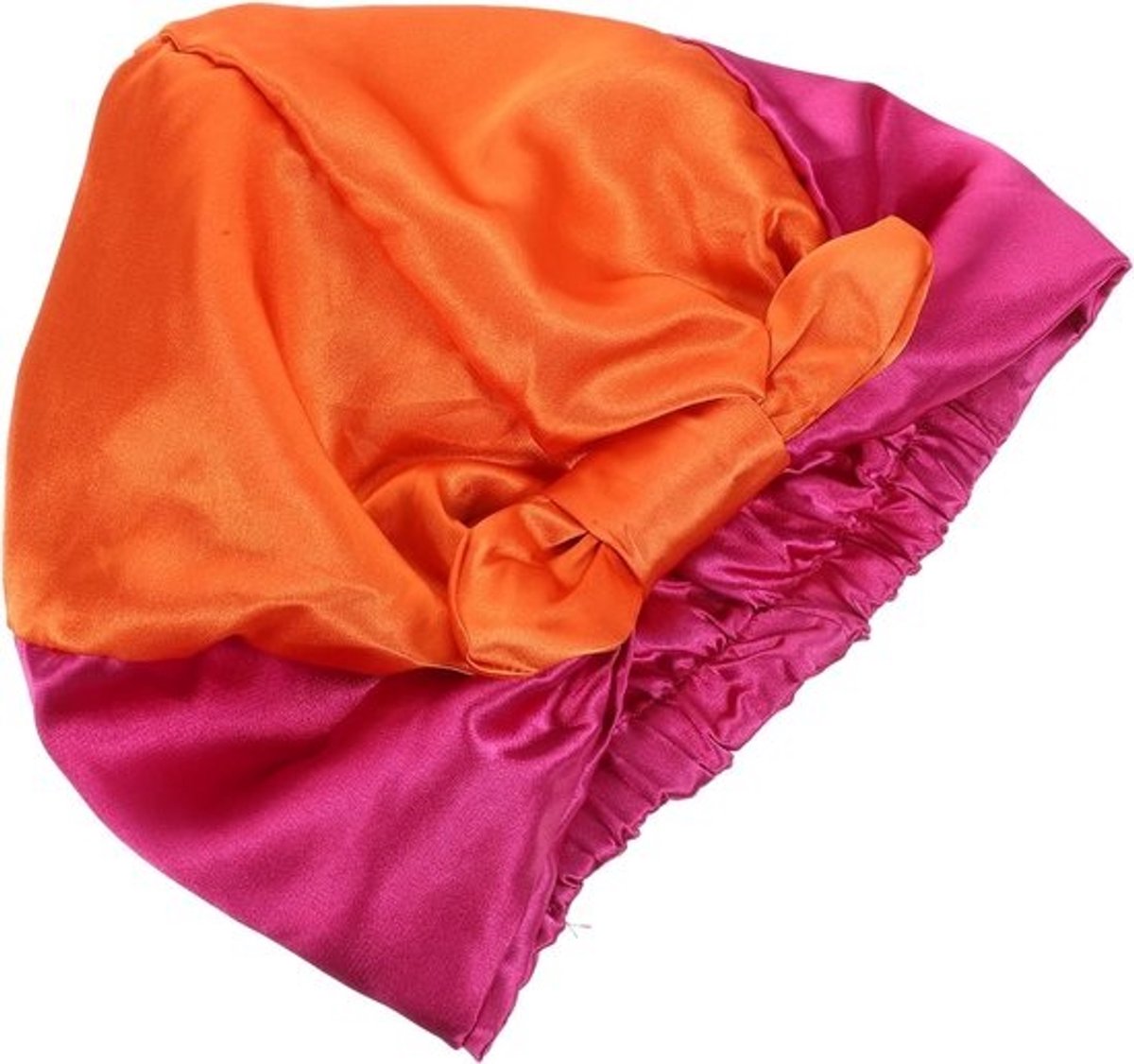 Satijnen Muts - Slaapmuts Haarmuts - Bescherming Haar - Zacht Comfortabel - 26 x 20 cm - Zoals Getoond