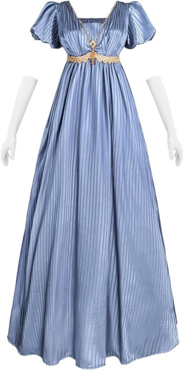 Klassieke Lange Jurk voor Dames - Victoriaans en Empire Stijl