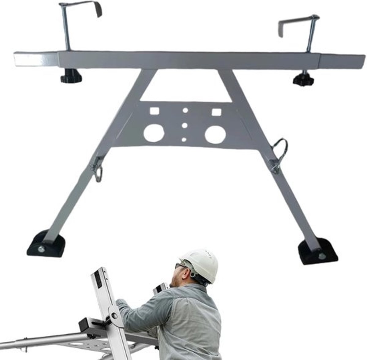 Ladder Stabilisator - Afstandhouder Ladder - Veilig Dakwerk - Verstelbare Lengte - 22-29.5 Inch - Meerkleurig