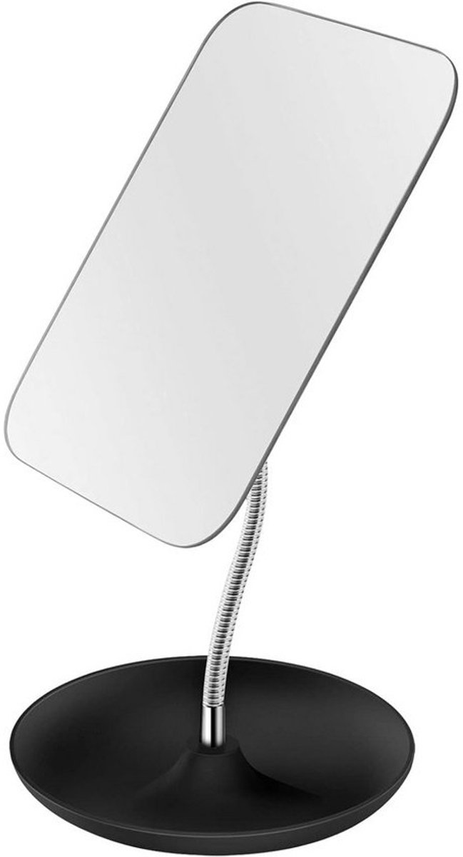 Elegante Verstelbare Verlichte Make-up Spiegel met Standaard voor Bureau en Toilet