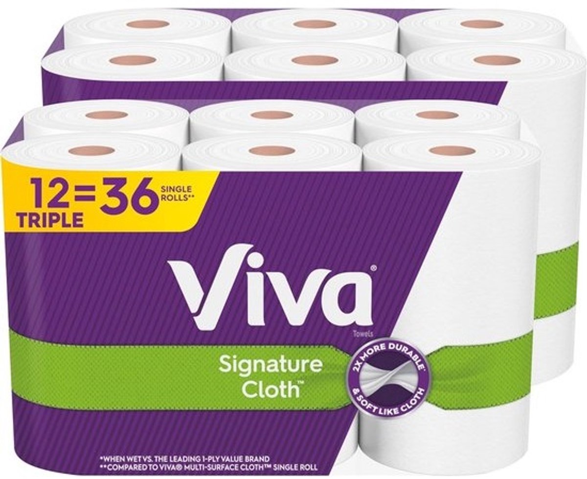 Luxe Keukenpapier, 12 Extra Dikke Rollen, 141 Vellen per Rol