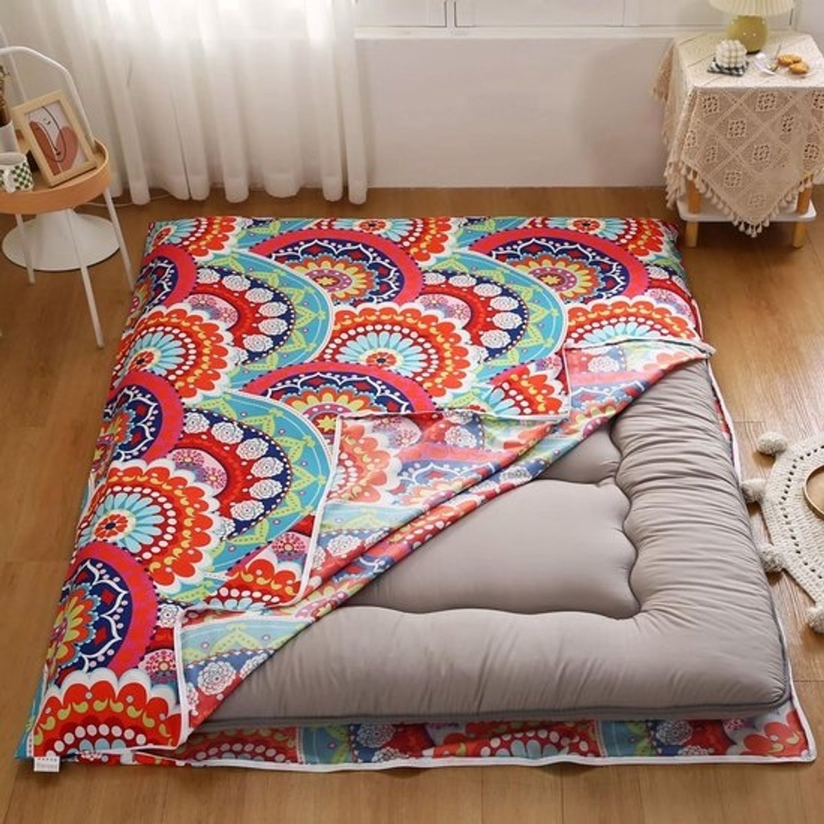 Hoes voor Futon Matras met Rits - Beschermhoes voor Japanse Vloerbedding
