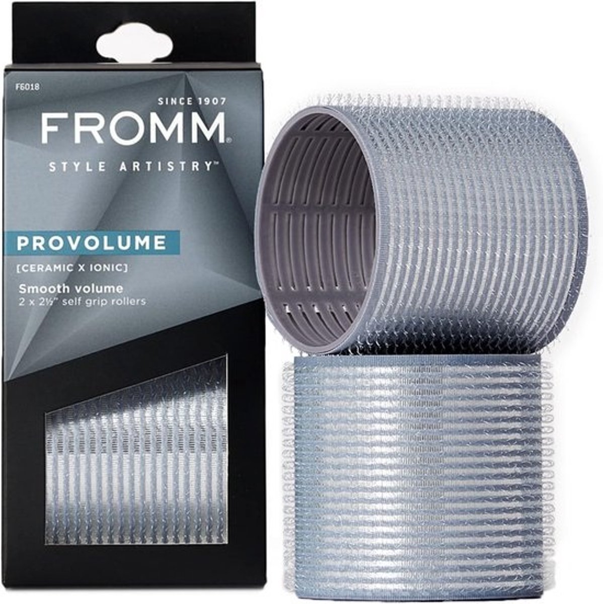 Zelfgrip Keramische Haarrollers voor Volume en Krullen, 2 Stuks