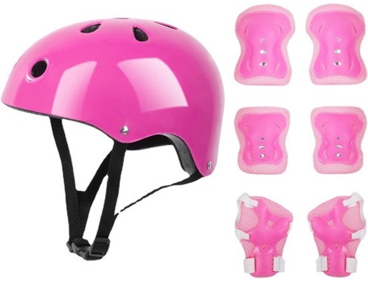 Kinder Beschermset Helm en Knie- en Elleboogbeschermers voor Fietsen en Skeeleren