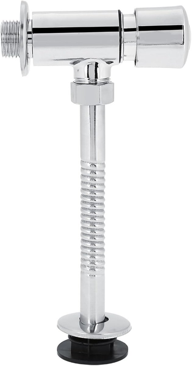 Krachtige Urinaal Drukreiniger met Messing Flush Ventiel en Metalen Bidet T Adapter voor Badkamer en Hotelgebruik, Inclusief Afsluitklep