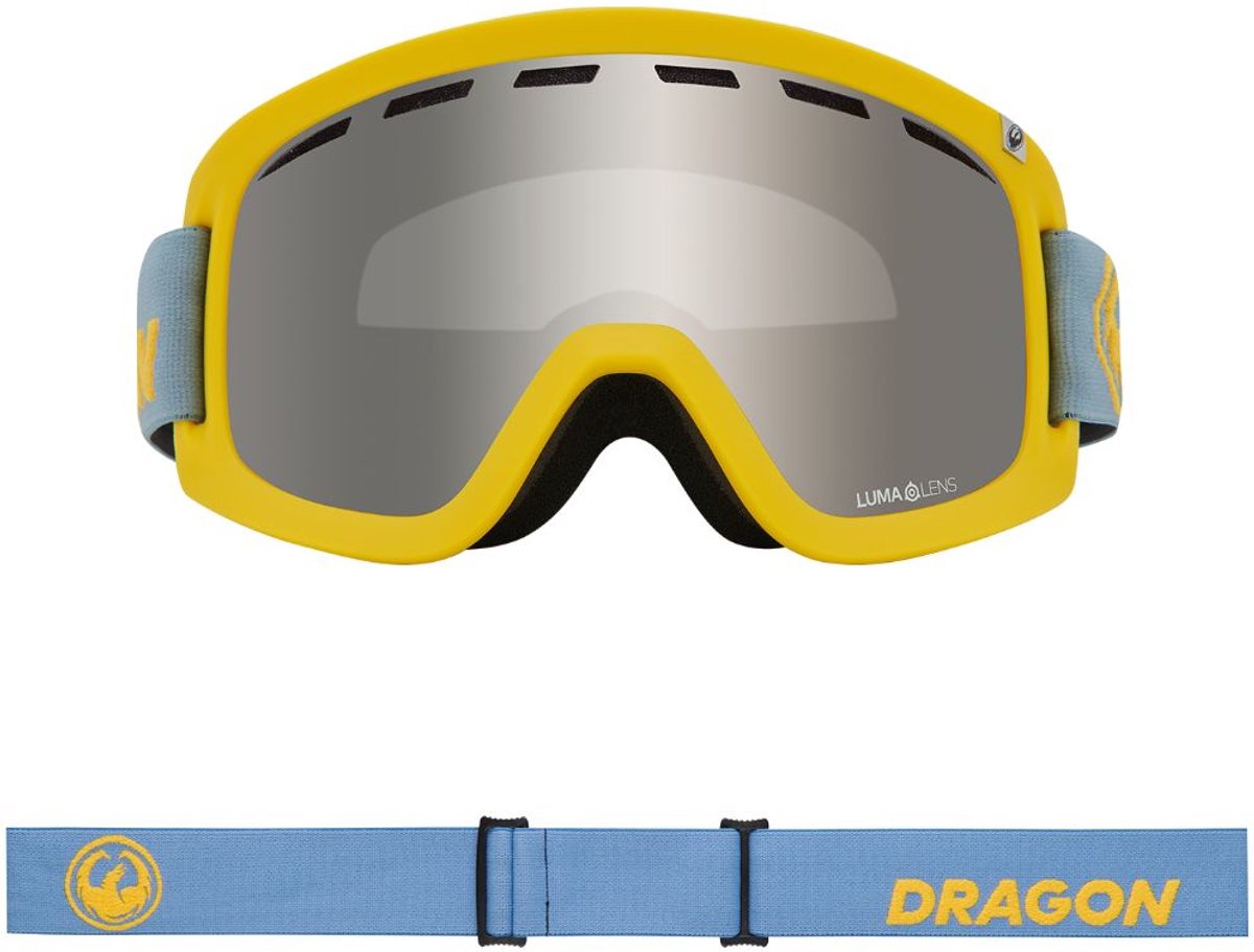 Dragon Alliance D1 OTG Skibril - Elemental/Silver Ionized & Amber