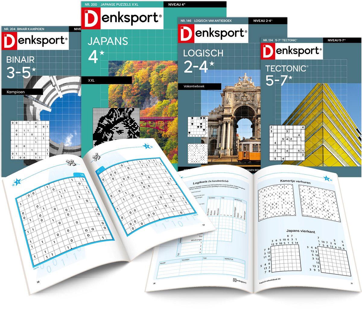 Denksport Logisch puzzelboek pakket nr. 14