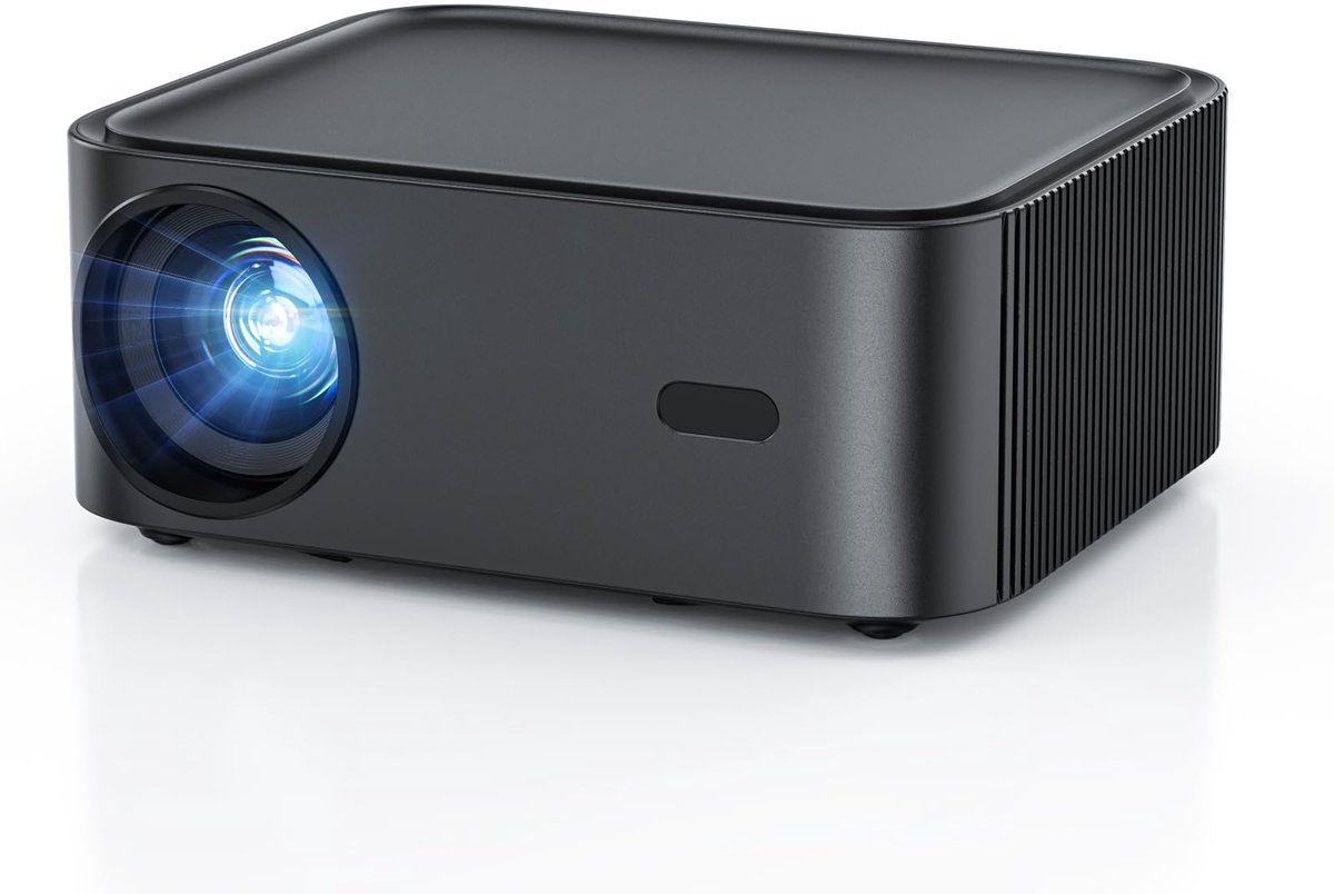 Beamer 4K Ondersteuning - 1000 ANSI Smart Projector - Full HD 1080P - WiFi 6 - Bluetooth 5.2 - Dolby Audio