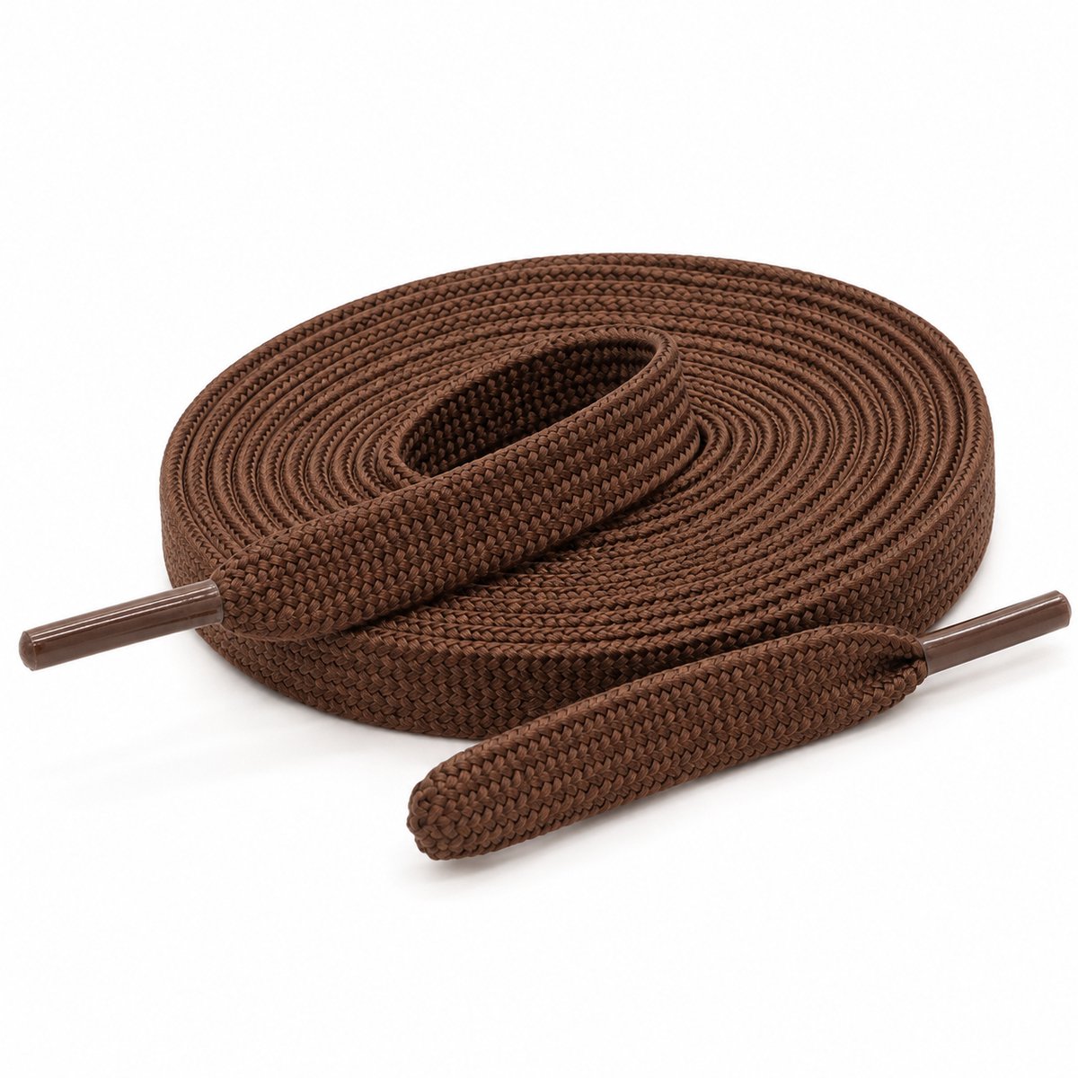 Veters Cirotti | Bruin | 120cm | 8mm | Schoenaccessoires - Schoenveters