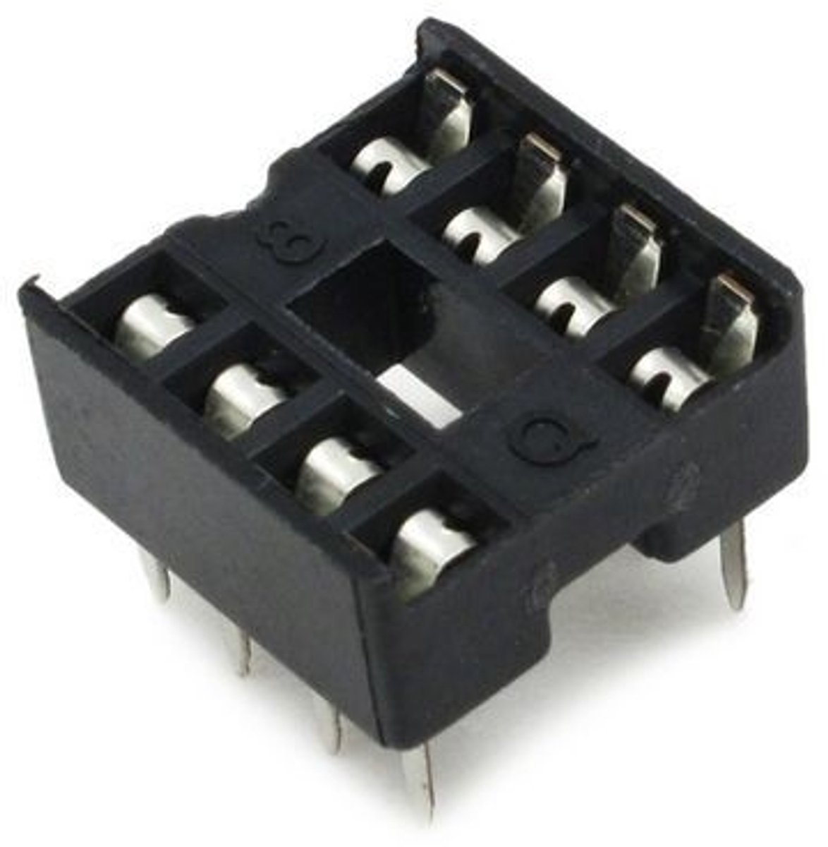 IC Socket DIP8 – 8 Pins – DIP IC Voet – 1 Stuk