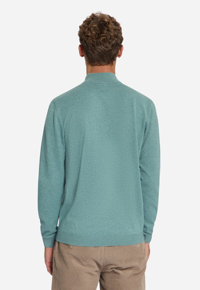 Melange Half-Zip Trui